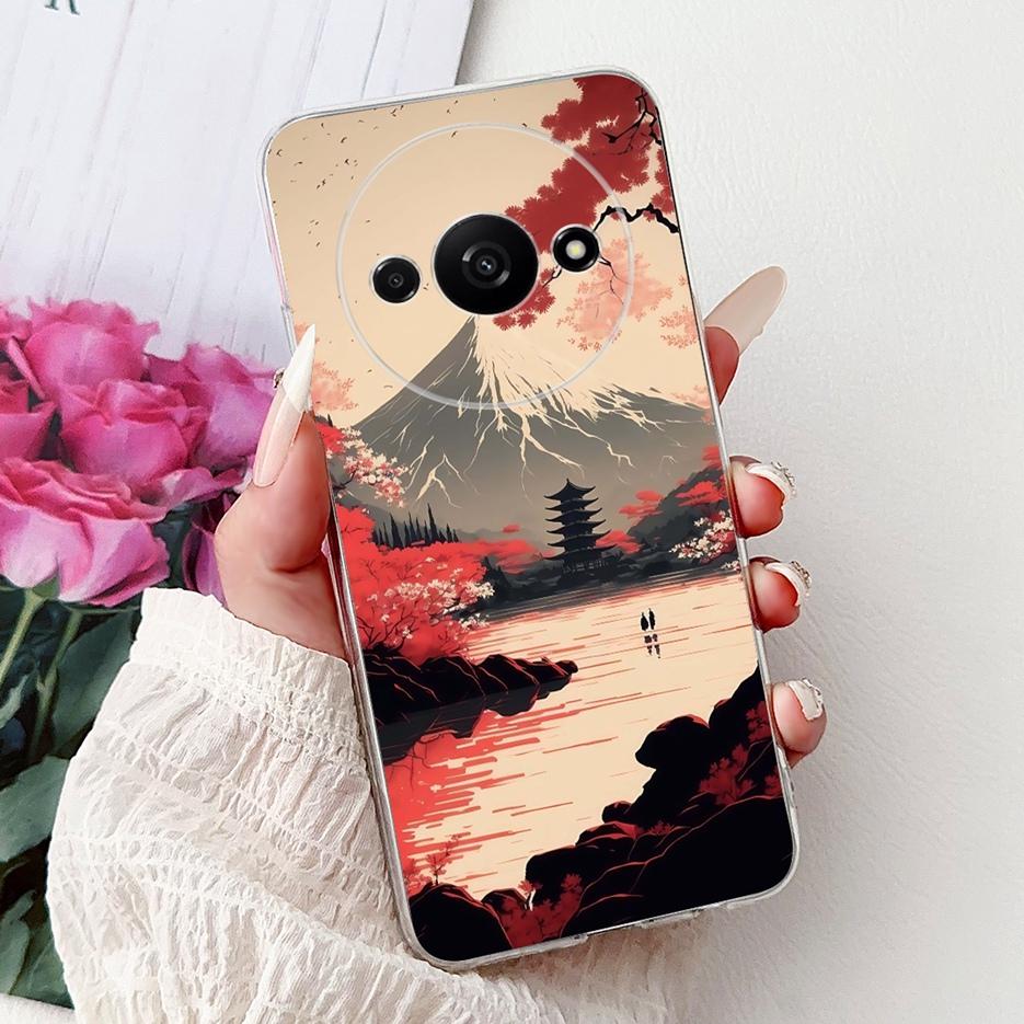 Для Xiaomi Redmi A3 A3x A4 Чехол RedmiA3 Pro Стильный Расписной Чехол Мягкий Тонкий Чехол для Телефона Для Xiaomi Redmi A3 Pro A3x RedmiA4 Корпус