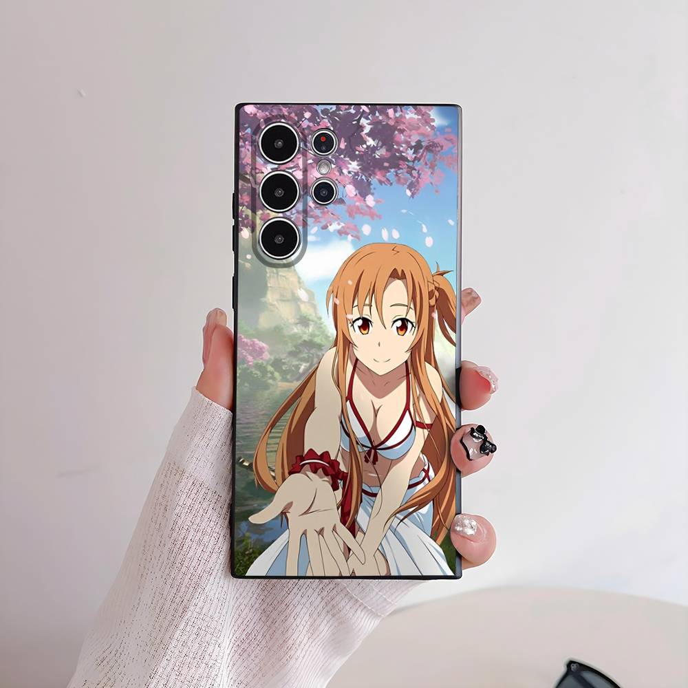 Чехол для телефона Sword Art Online ANIME для серии Samsung S s21 s22 s23 s24 s25 FE Plus Ultra TPU Мягкий, приятный для кожи чехол