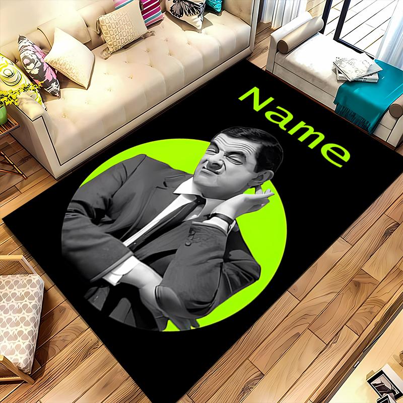 Custom personalization Mr. Bean Area Rug - Perfect For Kitchen, Bathroom,Laundry Room Decor Large Size Available,Gift All Seasons
