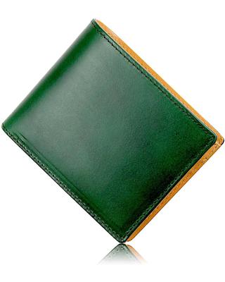 Кошелек Bifold King of Buttero Made in Genuine WL11 [Eredita] Мужской кошелек, кожа, кожа, Япония, кожа, Bifold, мужской (зеленый)