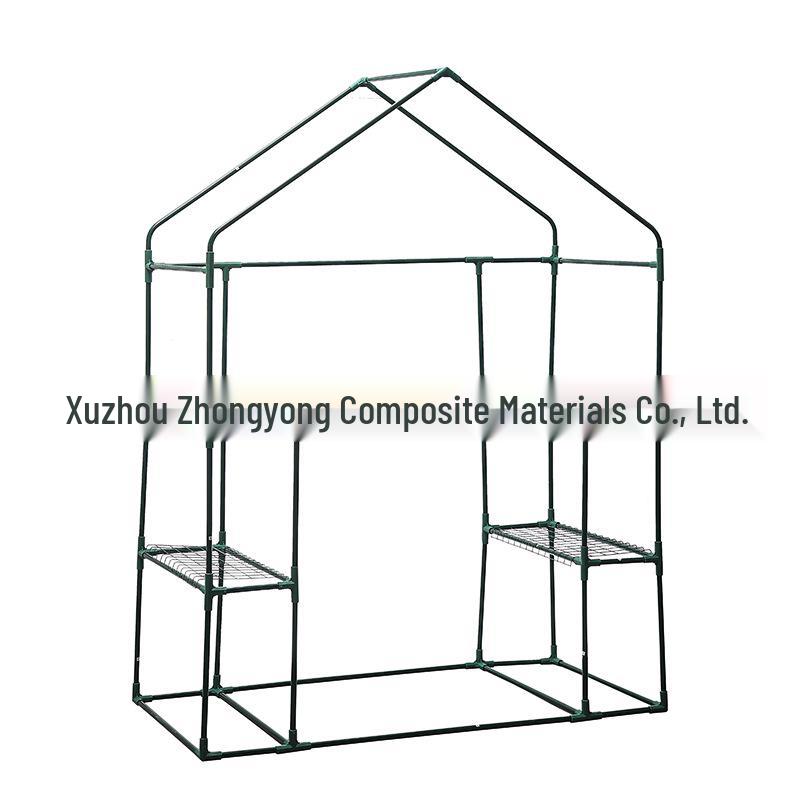 Полный комплект покрытия для теплицы: Зеленая сетка и прозрачные ПВХ чехлы для садовых аксессуаров