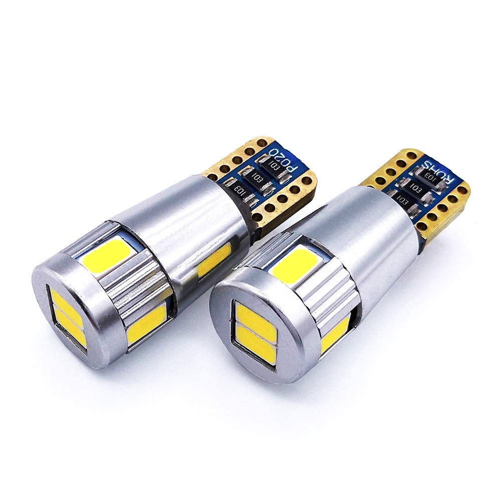 Shingen LED T10 118LM with Built-in Canceller, Car Position, White, 2 Pieces, 12 V, 24 V, Non-Polarity