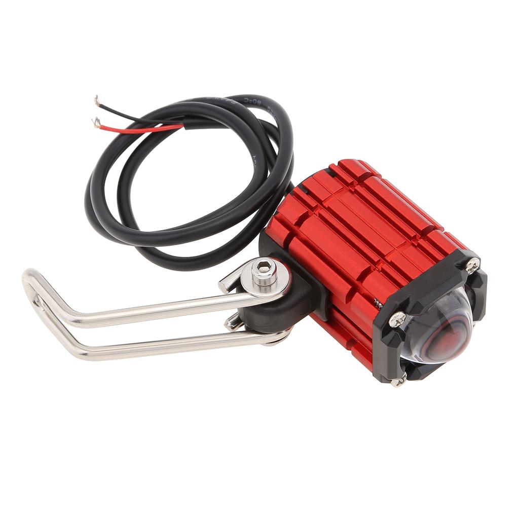 1 шт. 4-режимная светодиодная фара для мотоцикла, двухцветный прожектор дальнего/ближнего света для тягача, внедорожника, лодки с переключателем, 9 - 85 В, вспомогательный свет