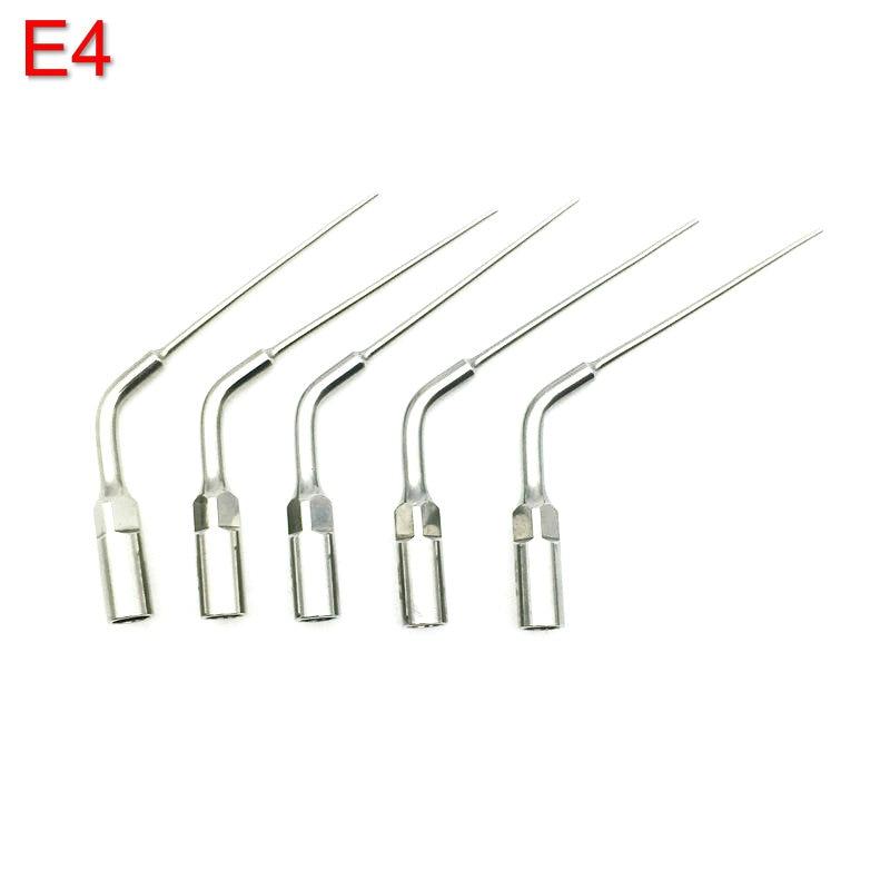 5 шт., стоматологические эндодонтические насадки E4, эндодонтические насадки для EMS и дятла, ультразвуковой стоматологический скалер, насадки для удаления пломбы, стоматологические инструменты