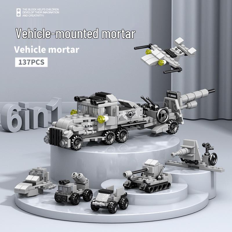 Military & Emergency Vehicles Building Blocks - Compatible with Lego, Educational & Transformable for Kids.