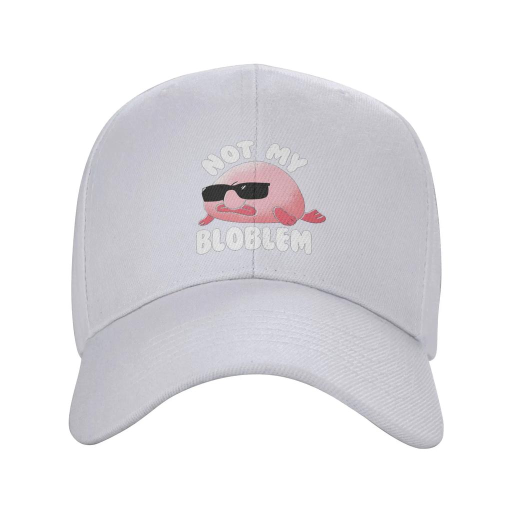 Unisex Baseball Hats Blobfish Not My Bloblem Not My Problem Streetwear Summer Sports Baseball Caps Hip Hop Cap Casquette Hats