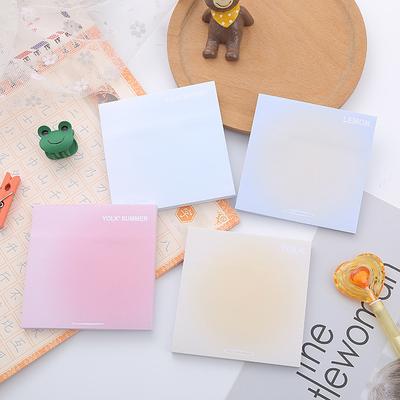 Меняющие цвет стикеры-заметки Macaron Color Memo N Times Sticky Notes Съемные студенческие заметки