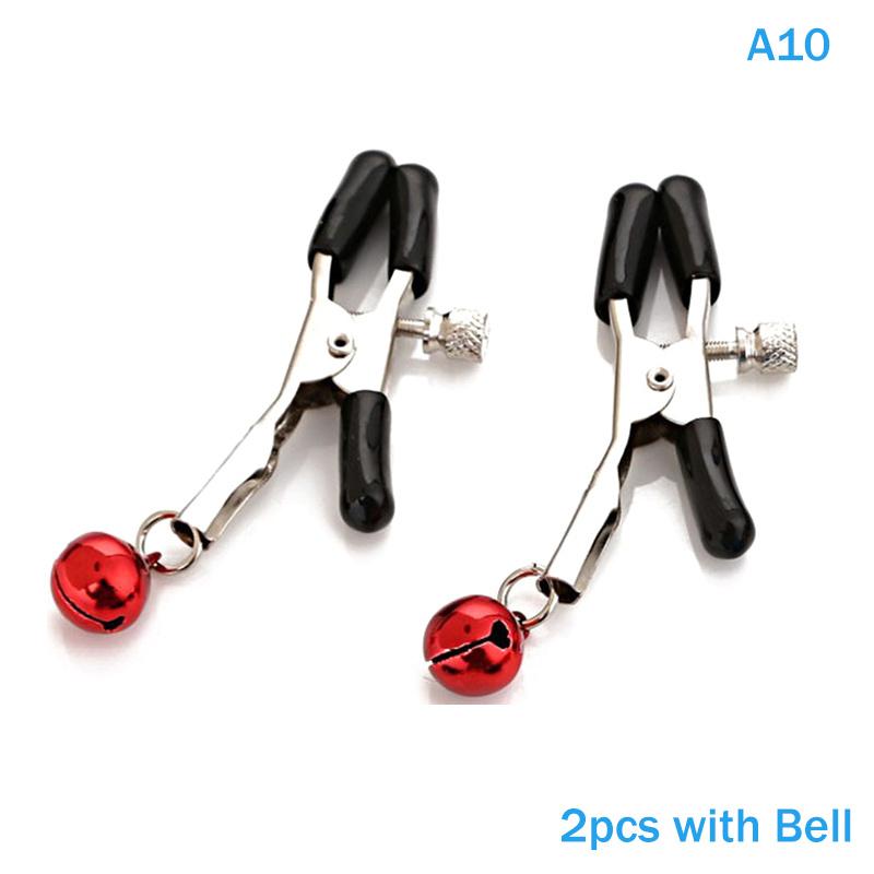 Colorful Metal Nipple Clamps 1/2Pcs Female Sex Toys for Women Couples Bondage Breast Clips Adjustable Sensual Accessories
