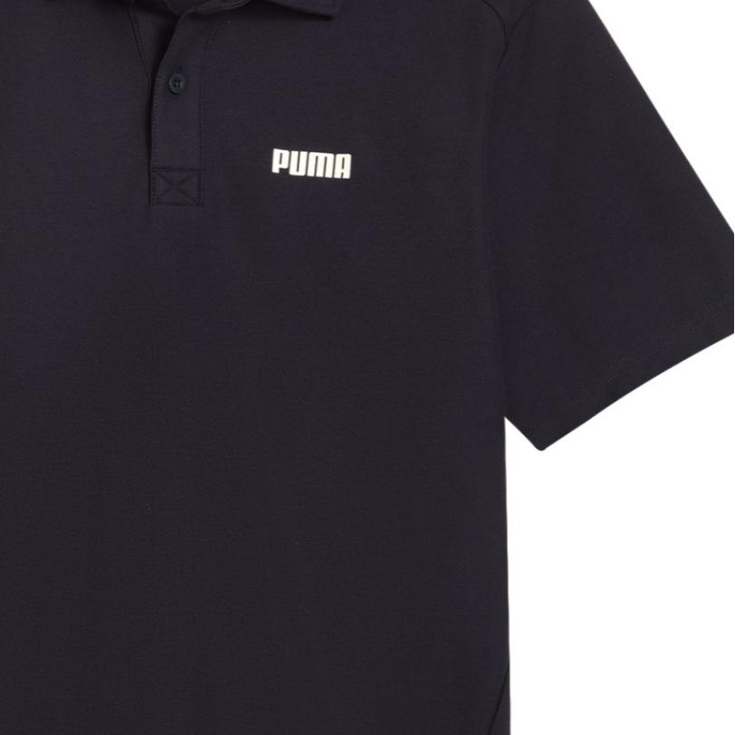 Puma Rad/Cal Повседневная Влагоотводящая Быстросохнущая Защита от солнца Футболка-поло с коротким рукавом Мужские футболки-поло Темно-синий 690191-16