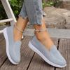 Large Size Fly-woven One-pedal Low-top Single Shoes Women's Breathable Feet Light Lazy Board Shoes Wish