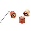 Ogdni Wooden Guitar Bass Dome Audio Volume Control Knobs for Electric Guitar or Precision Bass Knobs, Knobs, Knobs, (Brown)
