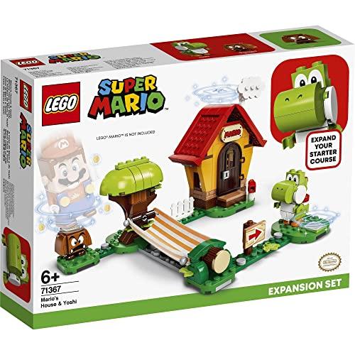 LEGO Super Mario Yoshi and Mario House 71367, Toy, Video Game, House, for Boys and Girls, Ages 6 and Up