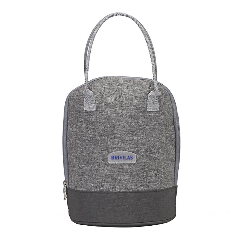 New Large Capacity Cylinder Lunch Bag Women Thermal Insulated Lunch Box Tote Cooler Handbag Men Portable Waterproof Bento Pouch