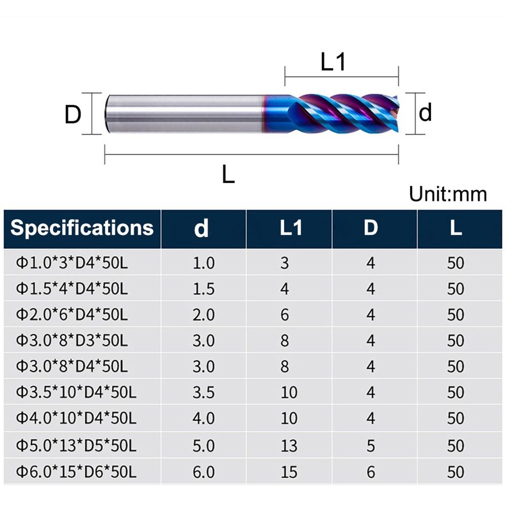 Фреза концевая из вольфрамовой стали 4 зуба Фреза Новые режущие инструменты для ЧПУ