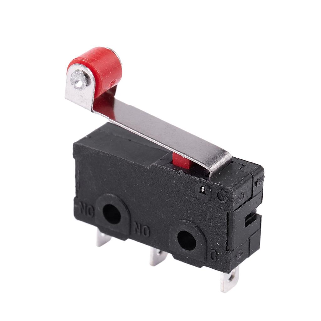 Fresh 10Pcs Micro-Roller Lever Open Close Limit Switch Kw12-3 Pcb Microswitch