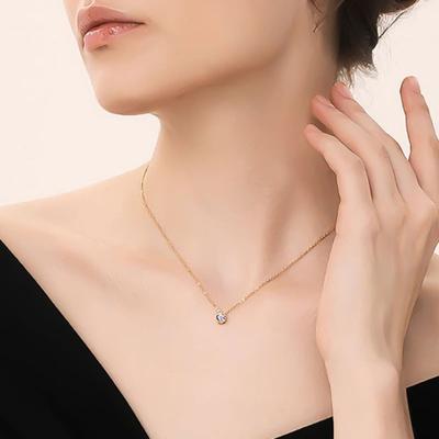 WESTISLAND Хрустальное колье-коралл 14K_WI8062213