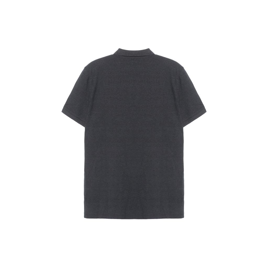 Polo Ralph Lauren SS23 Однотонная рубашка поло с коротким рукавом и вышитым логотипом, мужские топы, темно-черный 710794276-057