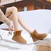 TUINANLE Women's Winter Snow Boots Simple Thick Sole Down Cotton Shoes Thickened Warm Boots