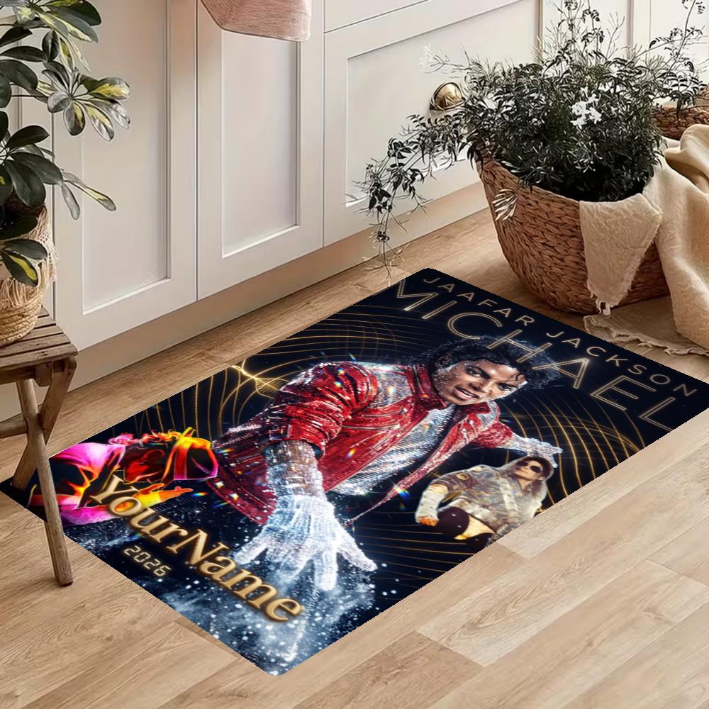 Michael Jackson Customize Your Name Kitchen Rug Runner Rug Laundry Mat Hallway Entryway The Best Gift Choice