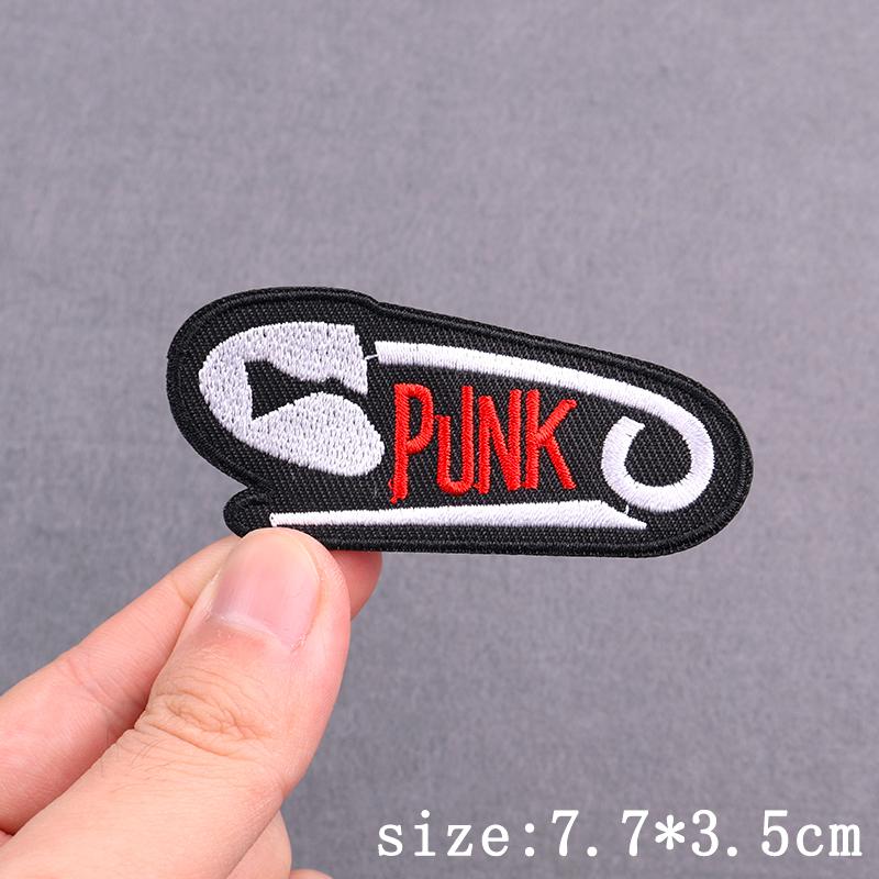 Нашивки с вышивкой в виде черепа в стиле панк на одежде, хип-хоп, сексуальные, термоклеящиеся, нашивки с надписью «Любовь» для декора одежды