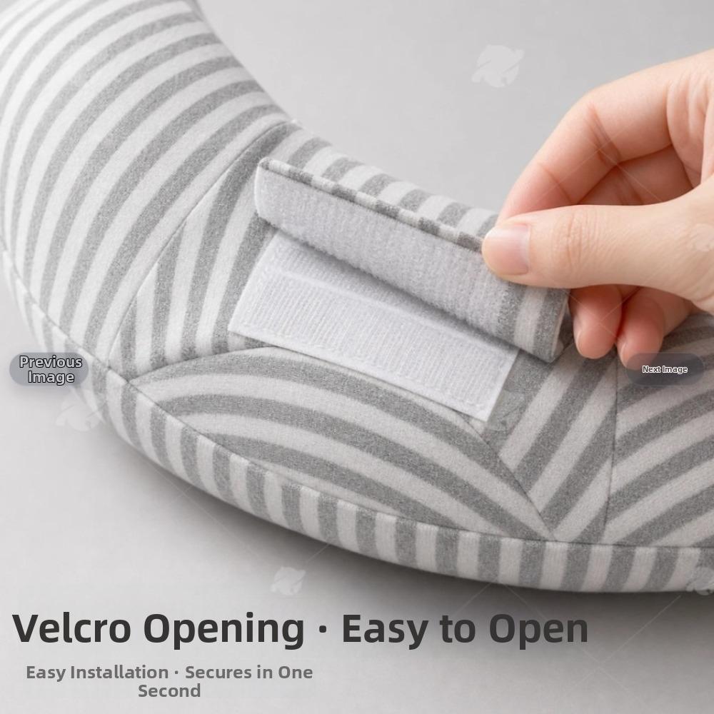 Two-In-One Design Car Seat Belt Pillow Adjustable Travel Head Rest Safety Strap Pad Car Travel