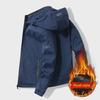 Men's Hooded Velvet-Lined Jacket: Warm, Thick, Windproof, Casual Autumn-Winter Outerwear