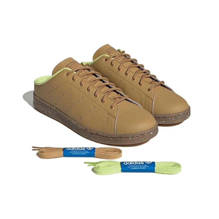 adidas Кроссовки унисекс Stan Smith Mule Plant and Grow Коричневые золотисто-бежевые полузамороженно-желтые GY9666