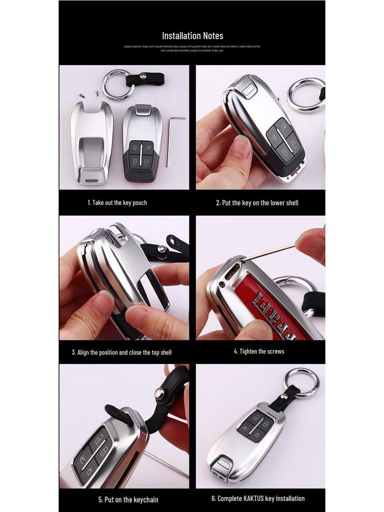 Корпус ключа Ferrari 488/458/ST90 с защитной крышкой и пряжкой