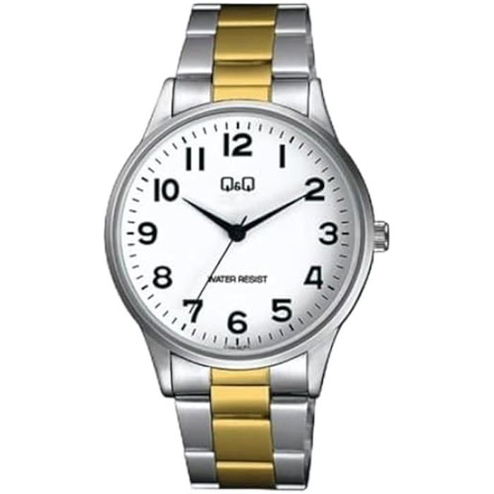 Montre Femme - Q&Q - C10A-002PY - Ø 30 mm - Acier Inoxydable - Étanchéité 3 ATM