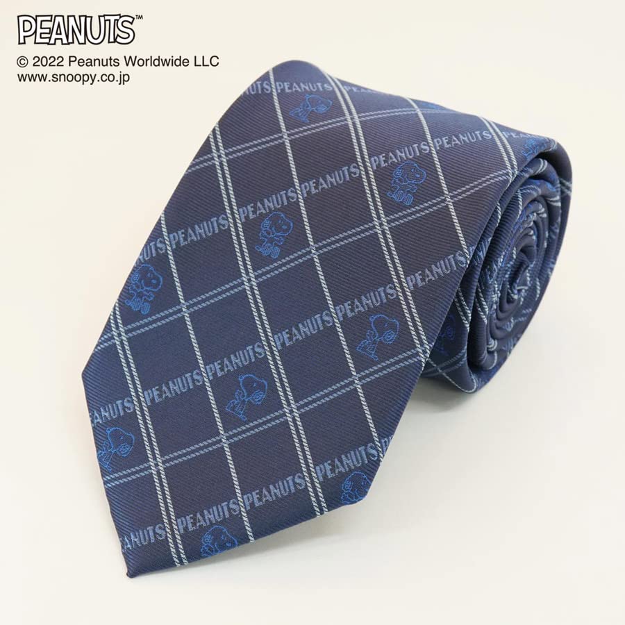 Галстук Peanuts Snoopy PND48170 Синий SNOOPY Деловой Брендовый Галстук Подарок