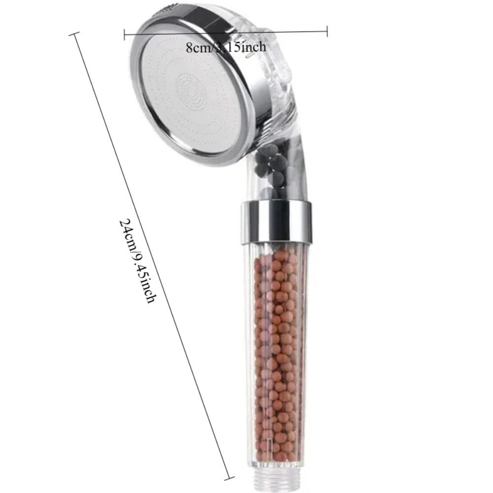 Water Saving High Pressure Shower Head High Pressure Adjustable SPA Showerheads Handheld Anion Filter Function