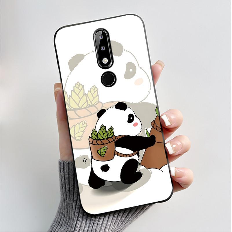 Силиконовый чехол для Nokia X5 X6 5.1 plus 6.1 plus Чехол для телефона Роскошная Мода Бабочки Цветы Мягкий Тонкий Черный Желе Чехол