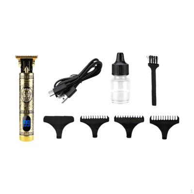 Электрический триммер для волос с ЖК-дисплеем, набор для ухода за волосами для мужчин и отцов
