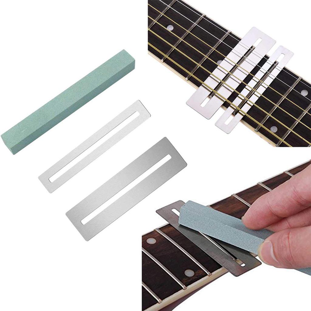 Guitar Tool Set Including Sander Radius Gauge String Action Ruler Fingerboard Guards