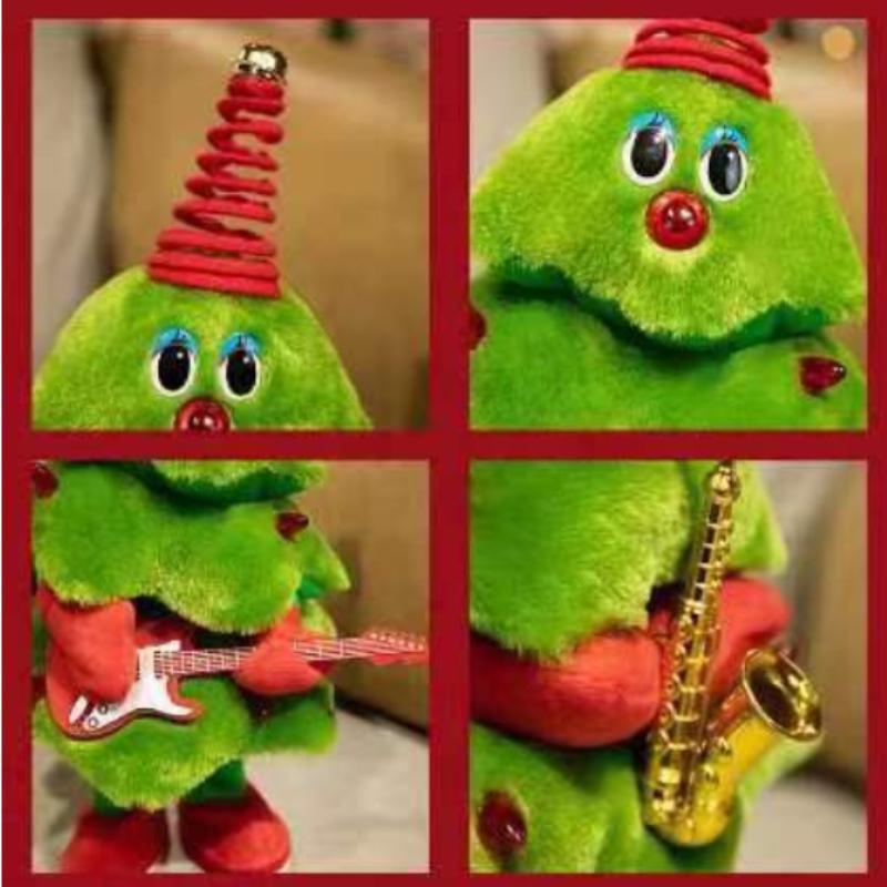 НОВАЯ Рождественская елка Музыка Танцы Поющие Рождественские елки Куклы Санта-Клаус Игрушки для украшения дома Подарки на Новый год