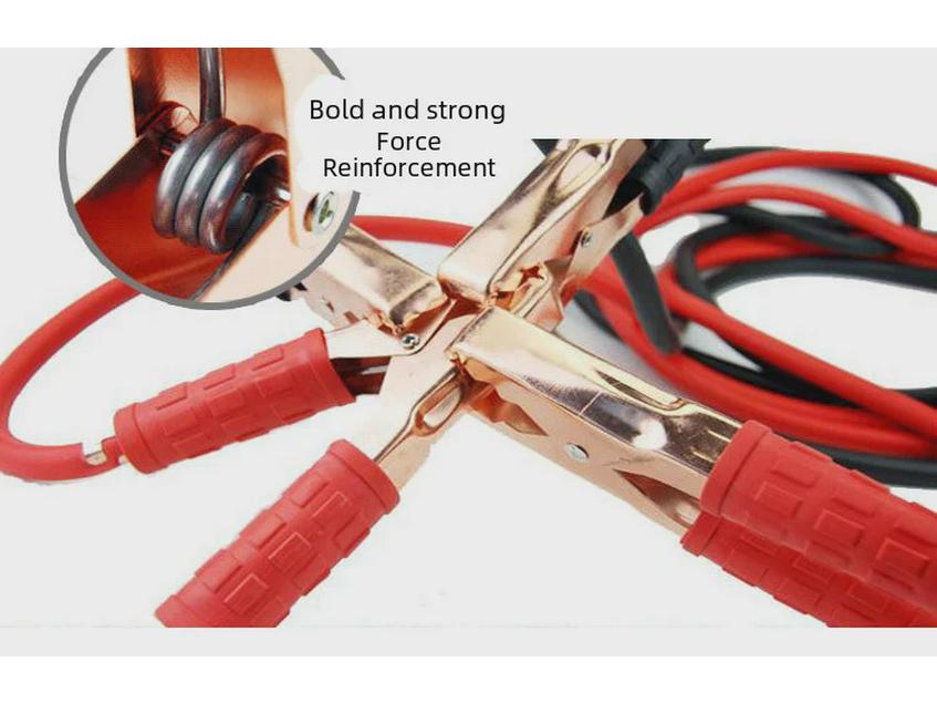 Кабель для подключения аккумулятора автомобиля повышенной прочности 500 А с зажимом Fire Wire
