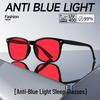Light-Enhancing Sleep-Aid Glasses: Blue Light Blocking, Reflective Coating, Anti-Blu-Ray, Anti-Radiation, Melatonin Support, TR Frame.