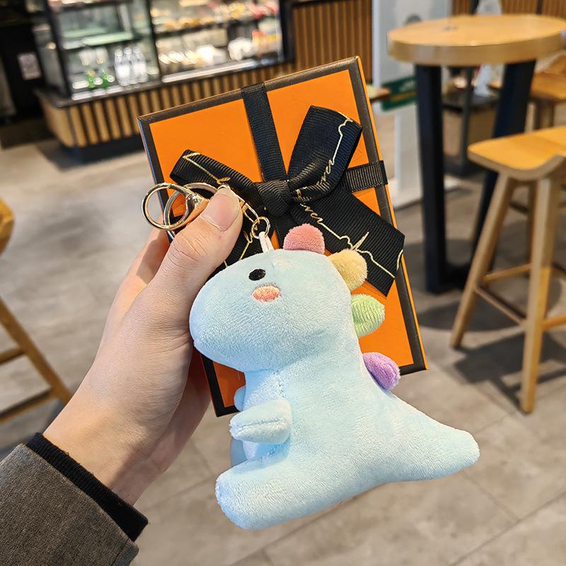 Плюшевый брелок Маленький Динозаврик - Милый кулон для сумок и рюкзаков