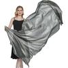 Women's Sparkling Metallic Evening Shawl Lightweight Shawl Extra Large Dressy Shawls and Wraps for Party