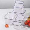 1/3 шт. Прозрачный контейнер для хранения со съемным дуршлагом, большой вместимости, двухслойная миска для мытья овощей, контейнер для хранения фруктов
