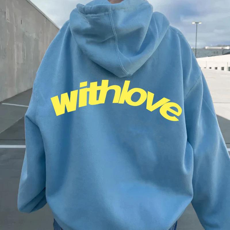 Unisex Oversized Drop Shoulder Hoodie: Trendy Sporty Casual Pullover for Autumn/Winter