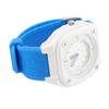 Water Resistant Sports Analog Unisex Watch Student Electronic Wristwatch for Nurses Doctors Students White Dial Blue