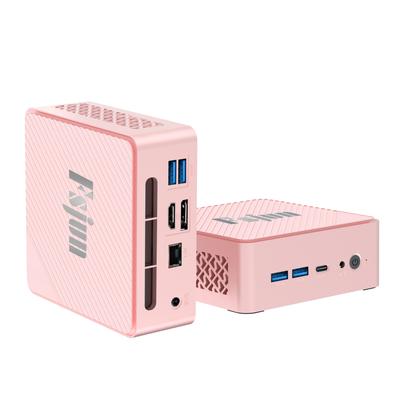 Мини-ПК Fsjun с Windows 11 Office 2024, Alder Lake N150, Настольный ПК Intel с 4K, Двойной дисплей, Без вентилятора, Тихий, Крепление VESA, Двойной дисплей, 4 4 DDR4 и