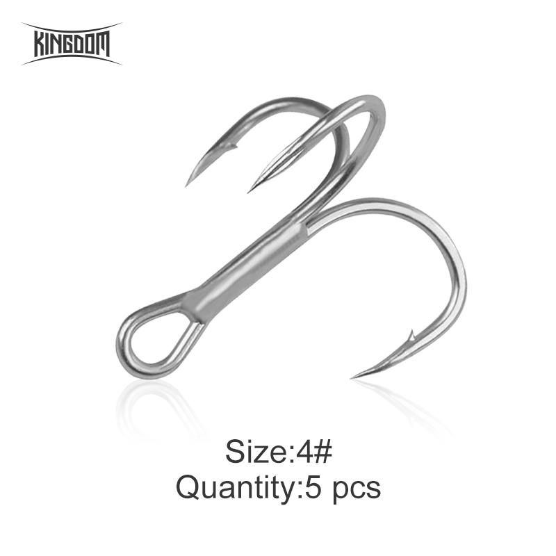 Kingdom Рыболовный крючок, 5 шт., проникающая способность, высокая проникающая способность
