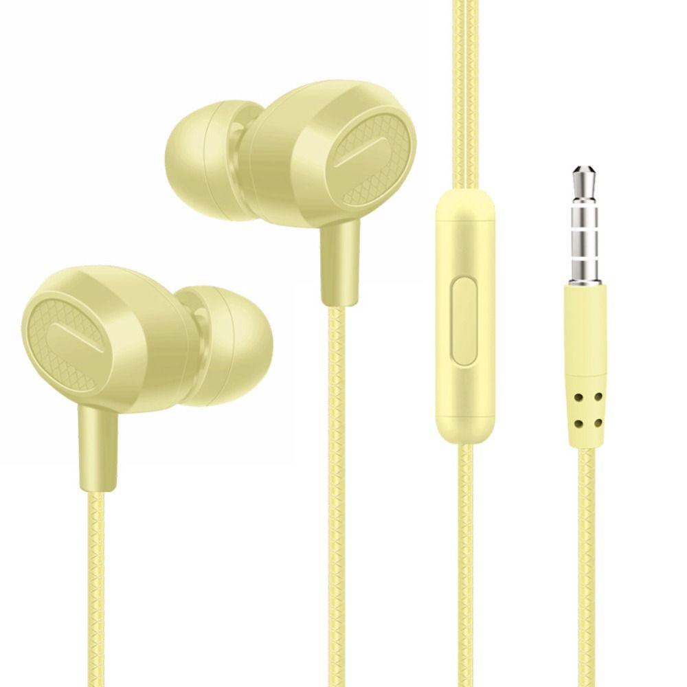 In Ear Wired Headset Stereo InEar Microphone Portable Headphones