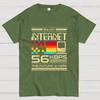 Enjoy Internet 56 Kbps Cotton Casual Cool Loose T-Shirt