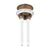 Compatible 38mm Brushed Brass Gold Toilet Flush Cistern Button for Renovations