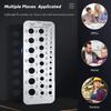 29-Holes Caliper Gauge 1/16 Inch To 1/2 Inch Screw Gauge Card  Measurement Equivalents