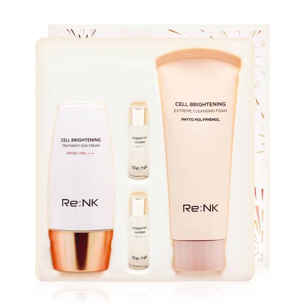Re:NK Солнцезащитный крем Cell Brightening Special Set, 165 мл, 1 набор