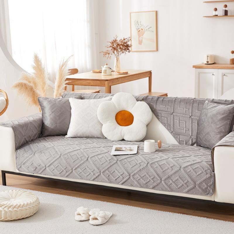 Winter Plush Sofa Cushion Modern Simple And Versatile Universal Non-Slip Sofa Cover Four-Season Universal Sofa Cover Cloth Towel